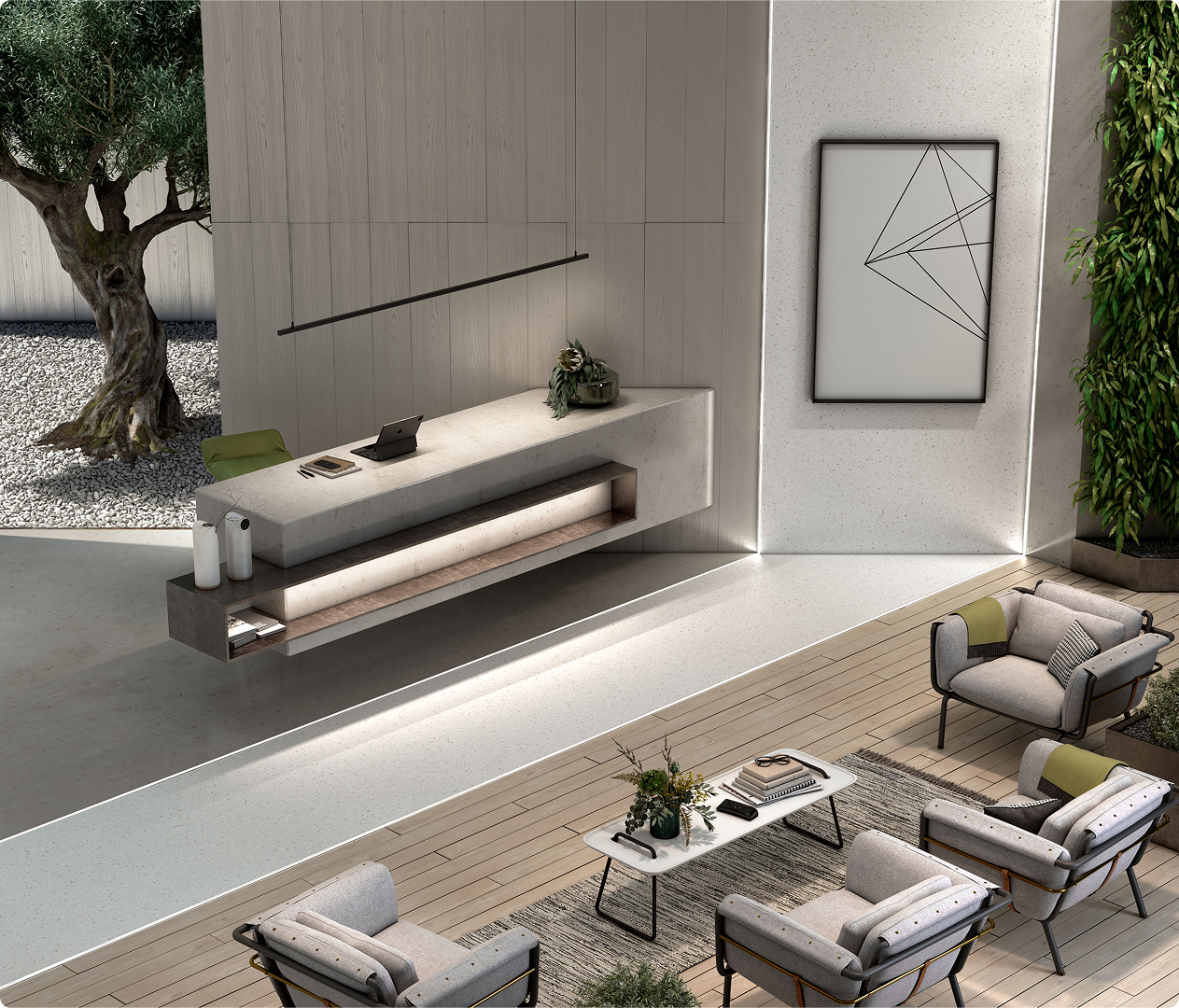 Lighting inspiration in an architectural Signature project