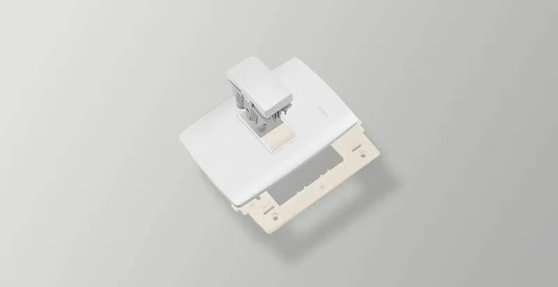 Esquema da estrutura modular Simon 30 com placas e módulos
