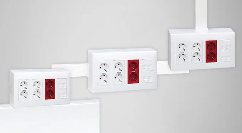 Simon 500 Cima 1Click® system — 50% faster installation