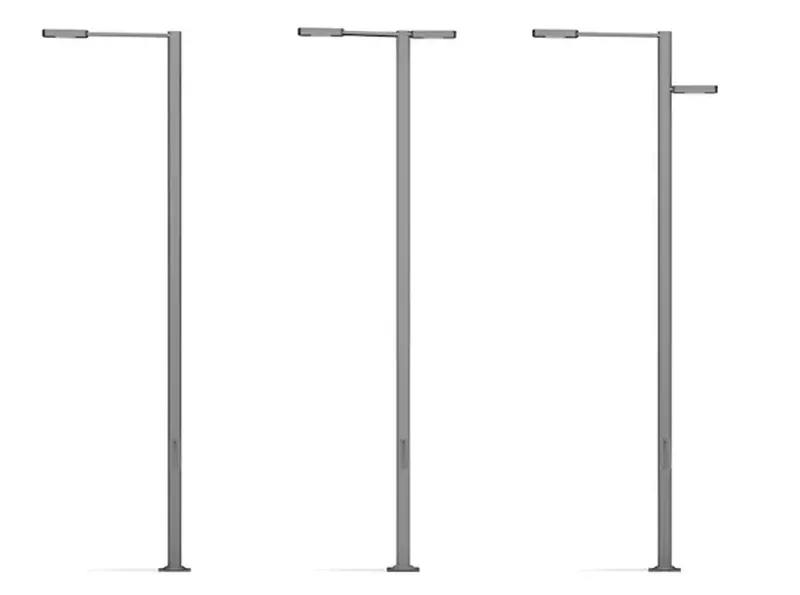 Construction features of Simon Kelp Altair — flat flange plate support, shaft and arm in S235JR sheet carbon steel