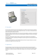 Simon 500 CIMA - Metal floor boxes