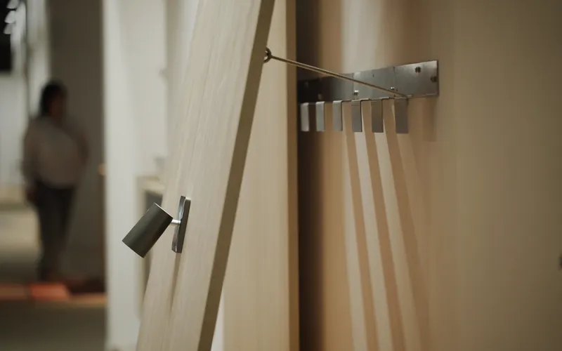 Ziclick coLLab Simon & Finsa — modular panel system with integrated lighting