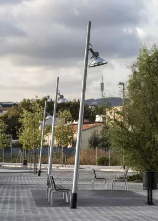 Simon Lore lighting an outdoor urban space — public lighting application