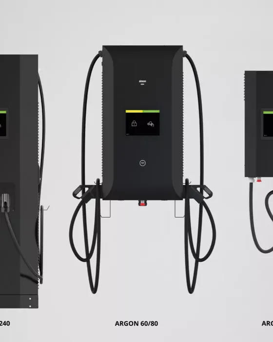 Simon Argon power variants lined up: 30/40, 60/80 and 120/240 kW