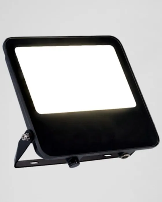 Simon 889 compact black IP65 projector with adjustable bracket