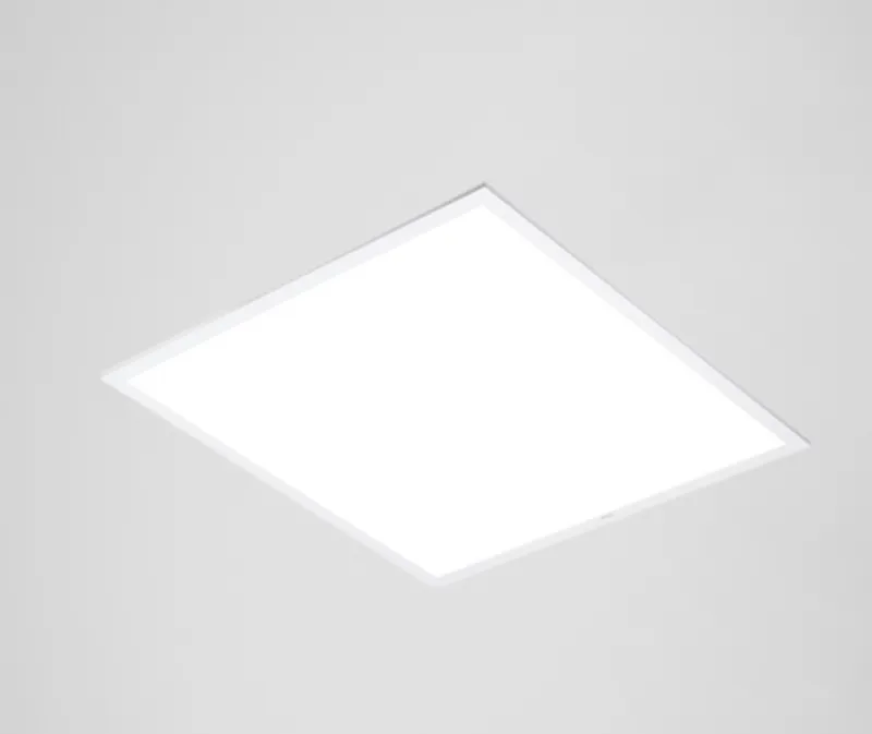 Luminaire modulaire Simon 729 au format carré sur fond gris
