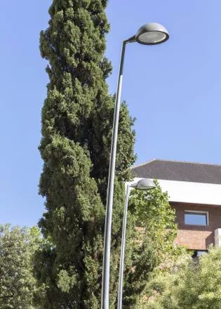 Simon Alya luminaire — urban lighting project in public environment