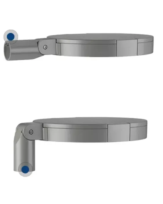 Adjustable post-top and lateral fastening of Simon Merak SXF