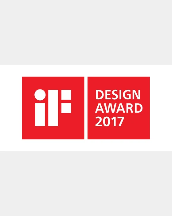 Logotipo del premio IF Design Award 2017 otorgado a Simon Point