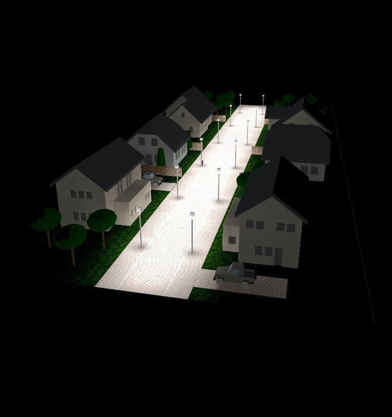 Render 3D de Simon Praga M Basic en ambiente residencial privado — variante