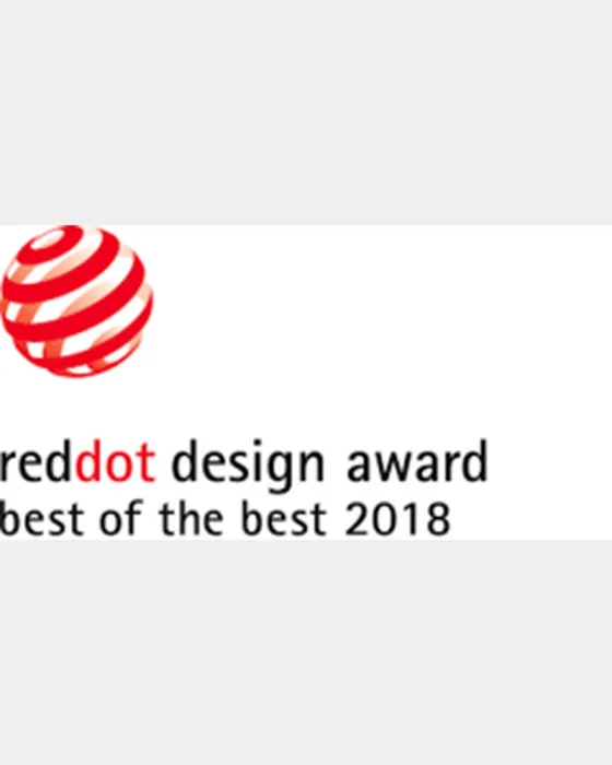 Logo del premio Red Dot Best of the Best 2018 otorgado a Simon Loop