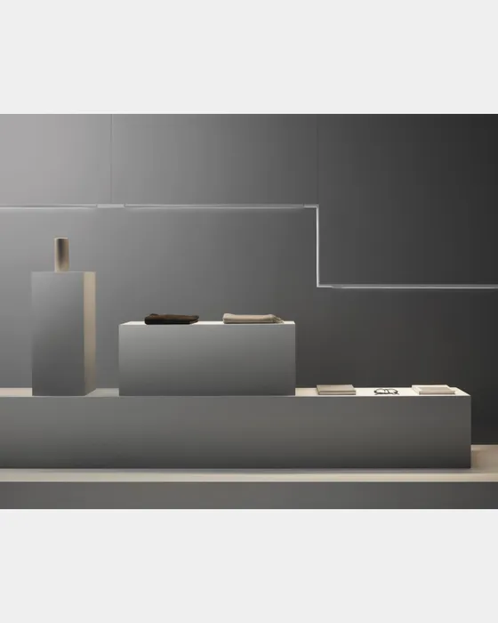 Compact design — Simon Drop projector with innovative connection system