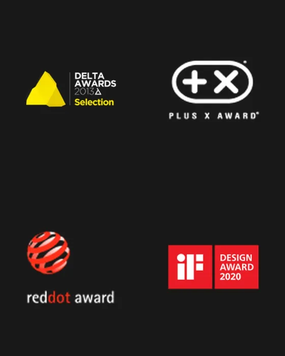International recognition — Delta, Pixar, Red Dot 2014 and IF Design 2020 awards granted to Simon Slim & Drop