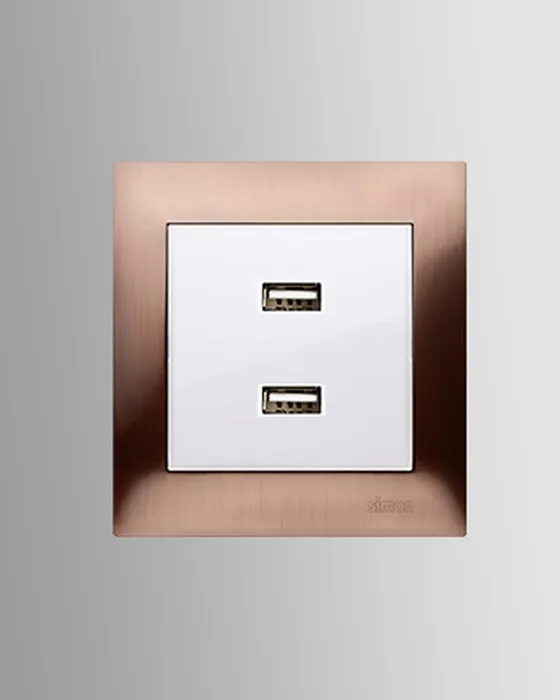 Prise double USB Simon 54 Premium