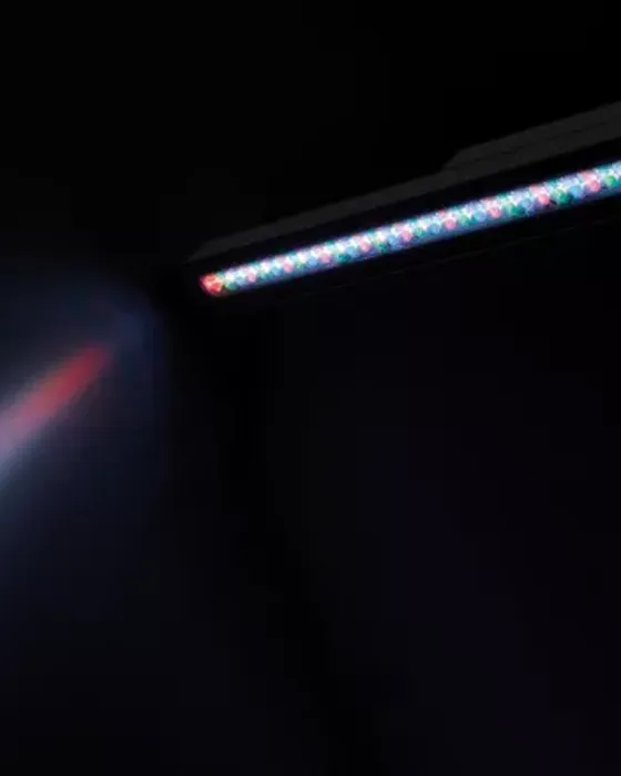 Variety of colour temperatures of Simon Iris LED — white, dynamic white, RGB and RGB+W