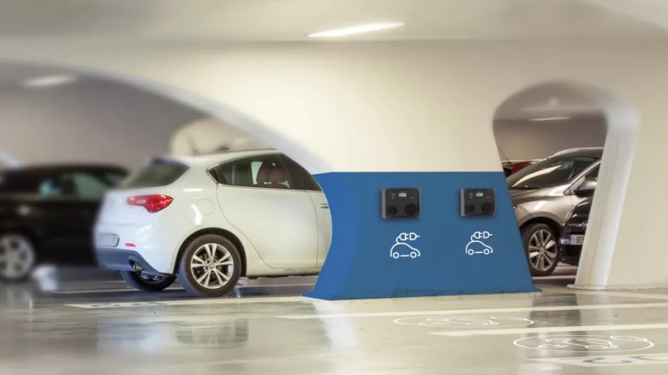 Simon SM20 in a professional EV charging environment