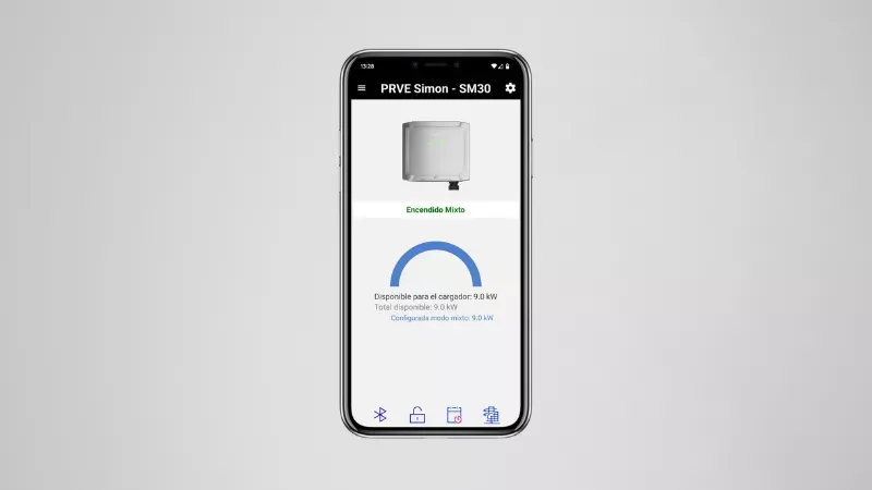 Simon Plug & Drive app for SM30 charging point management