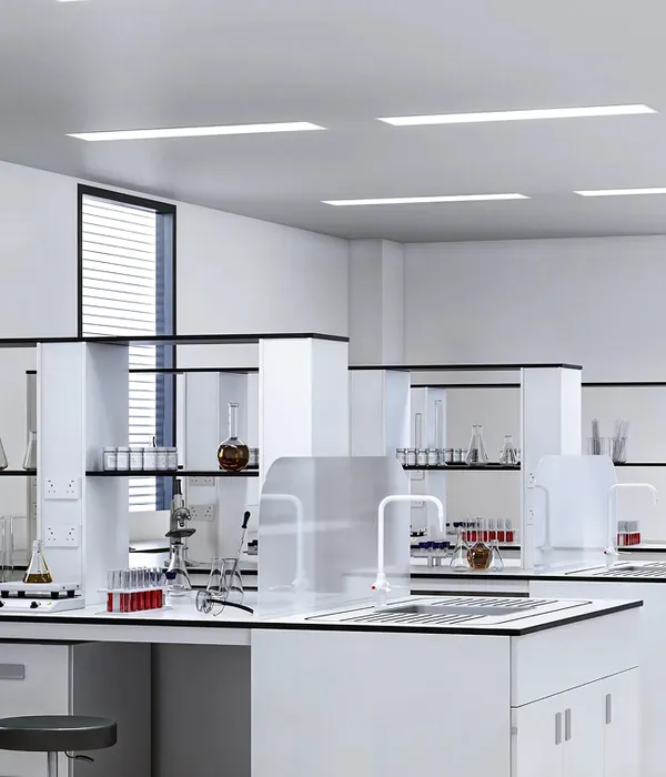 Simon 755 — luminaria modular IP65 para salas blancas