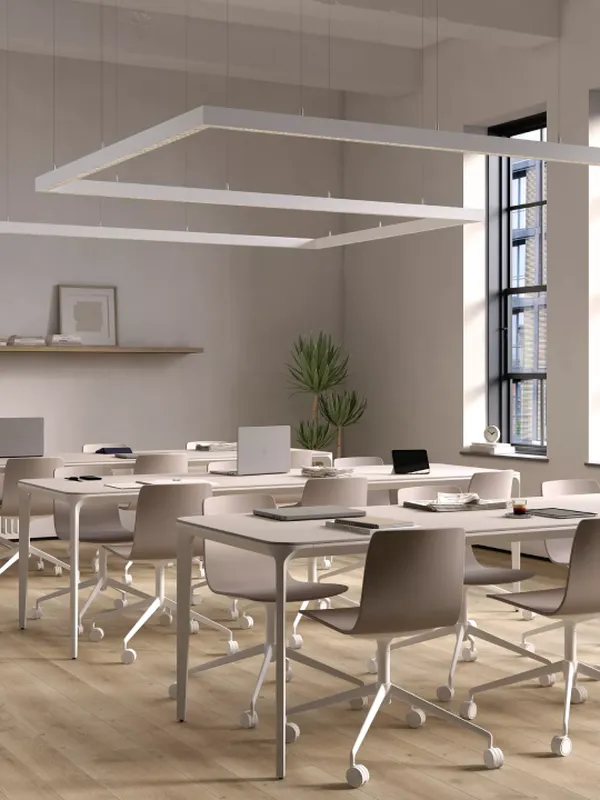 Simon 860 lighting in an office room