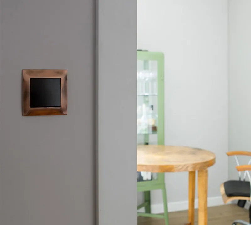 Plaque Simon 54 Premium en cuivre rustique