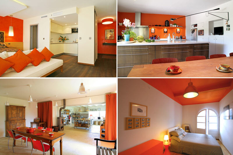 decoration salon orange simon