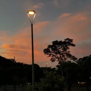 Simon Merak SYF in public lighting application — street or avenue