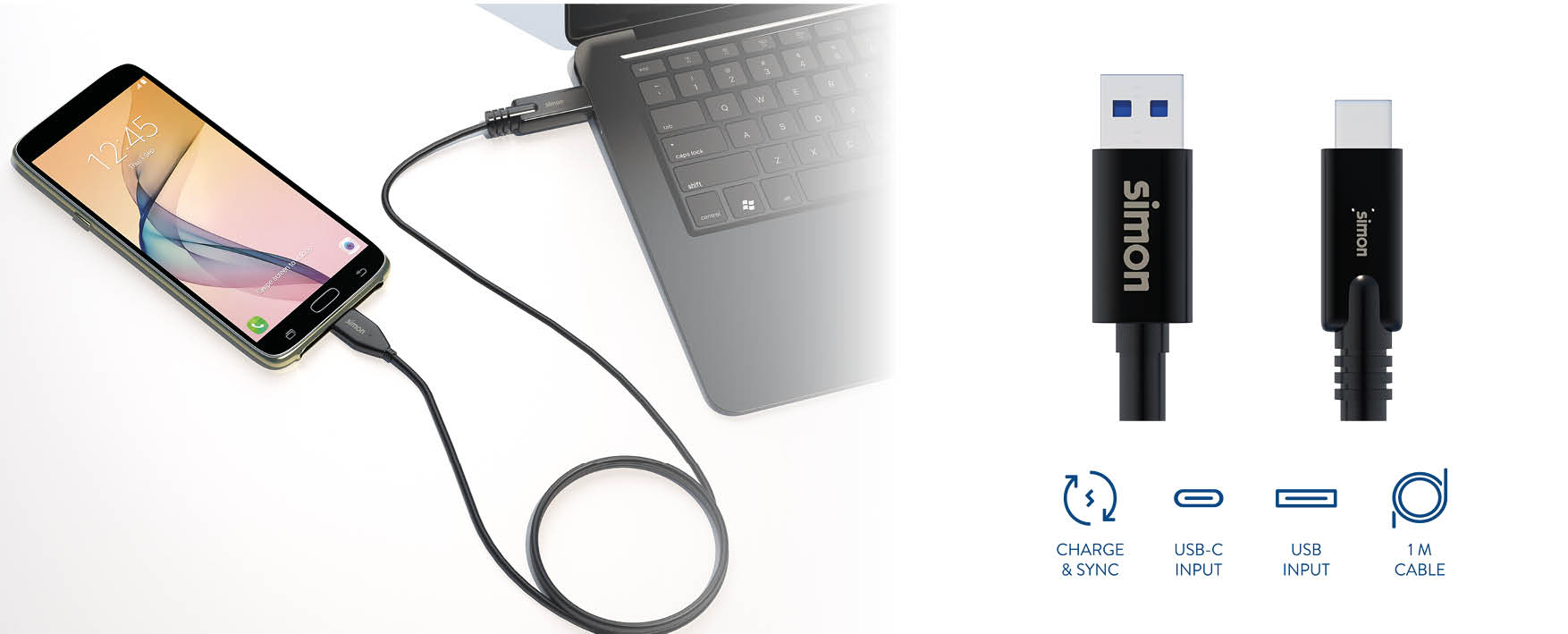 USB 3.1 A a USB C
