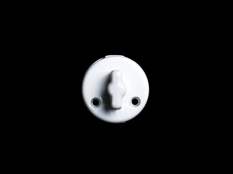 Simon 851 — rotary porcelain switch (1920)