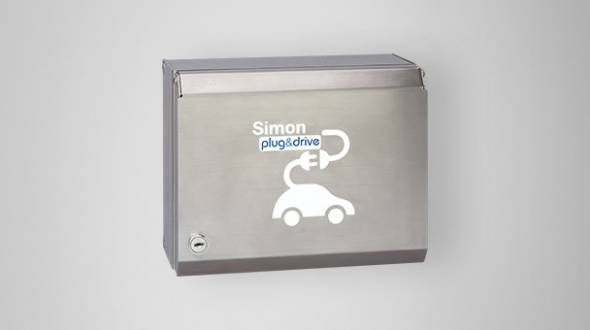 wallbox metalica simon