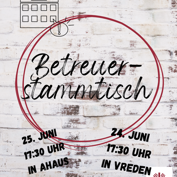 Flyer Betreuerstammtisch