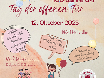 Plakat Tag der offenen Tür Vreden