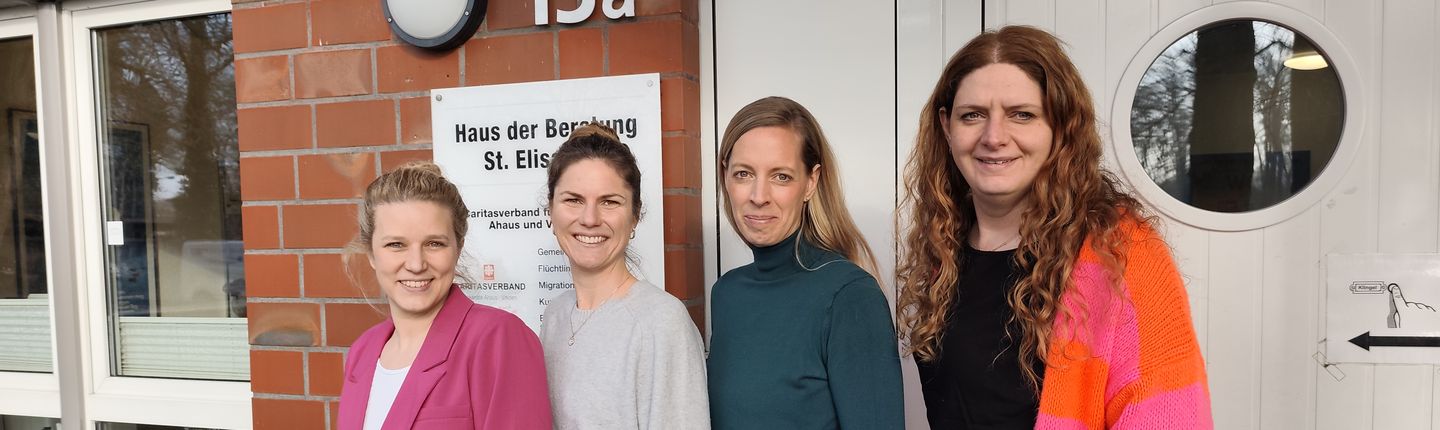 Das Team der Frühen Hilfen Gronau, Eva Rittner, Helena Nagel, Anne Hölscher, Claudia Mersmann