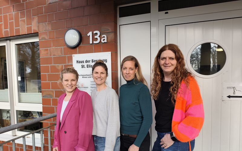 Das Team der Frühen Hilfen Gronau, Eva Rittner, Helena Nagel, Anne Hölscher, Claudia Mersmann