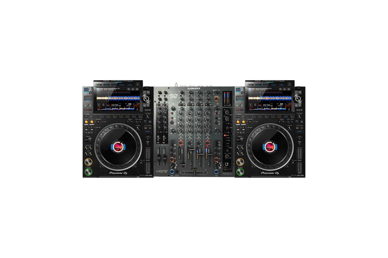 2x Pioneer CDJ-3000 + Pioneer DJM-A9 huren