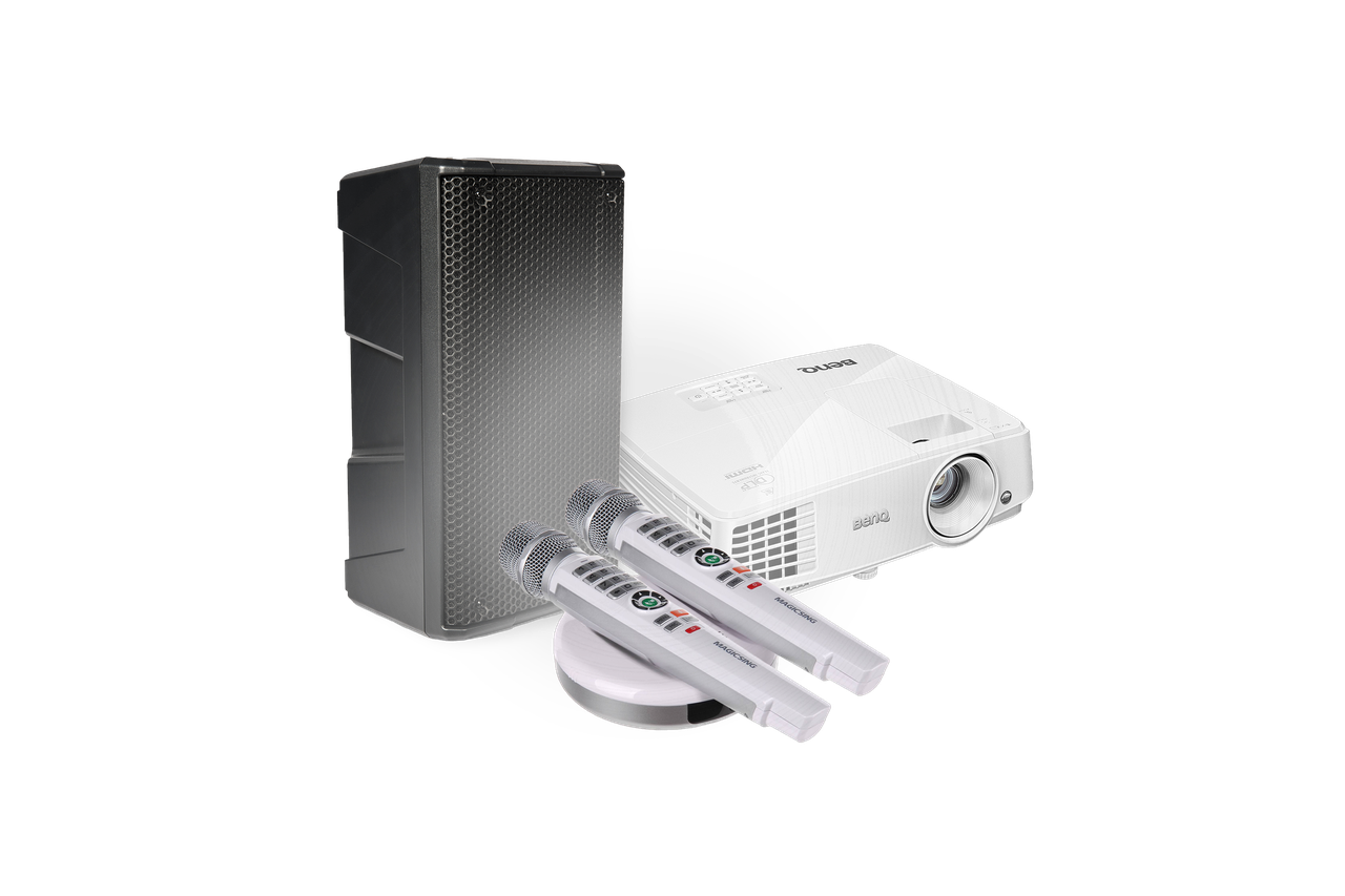 Wifi karaoke set met beeld en geluid huren