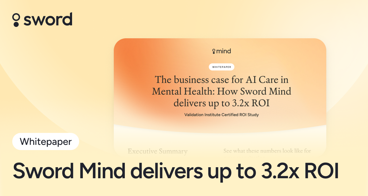 How Sword Mind generates a 3.2x ROI | Sword Health