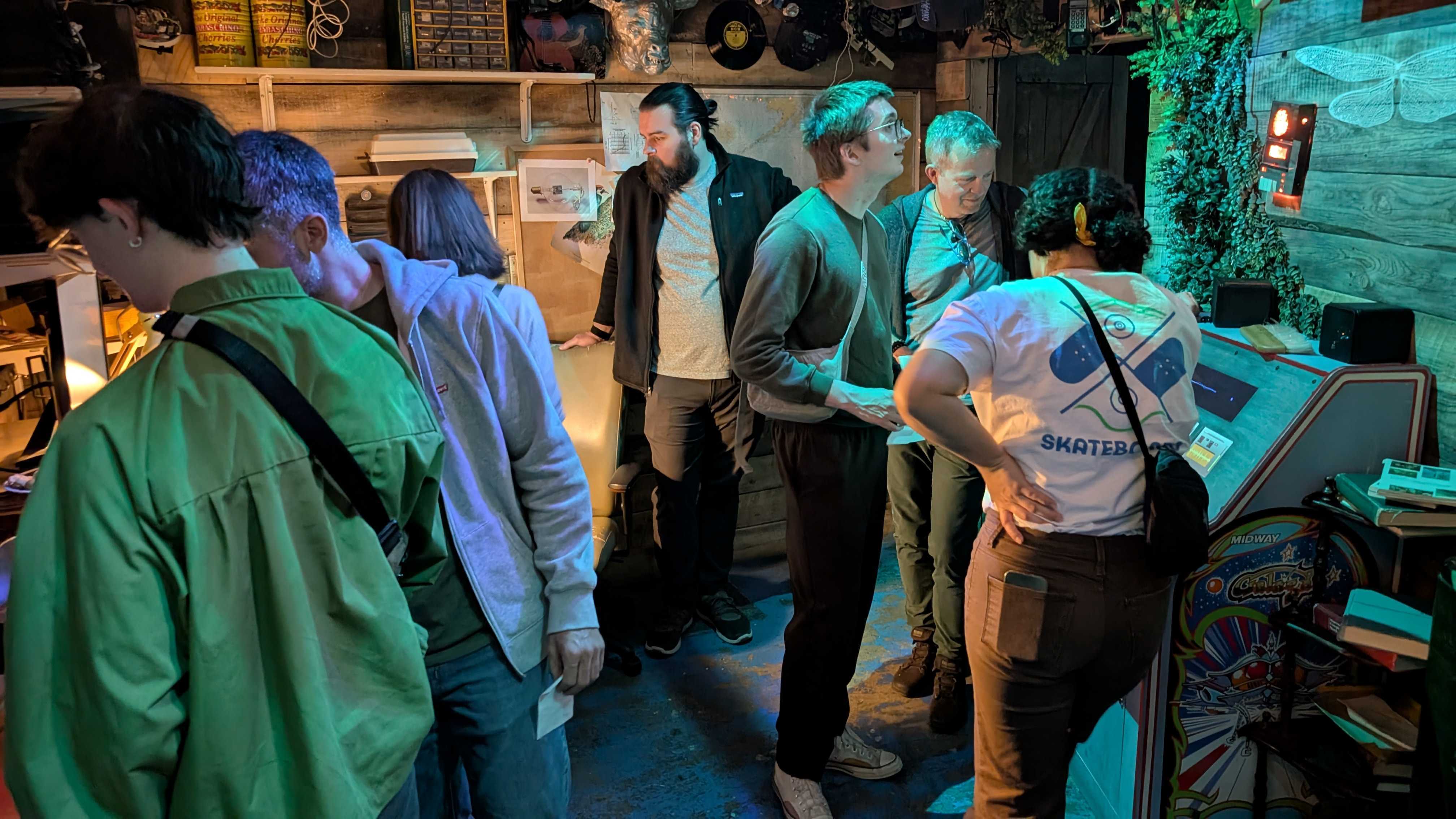 A group of Gardeners tries to solve various puzzles and mysteries at Meow Wolf in Santa Fe, NM