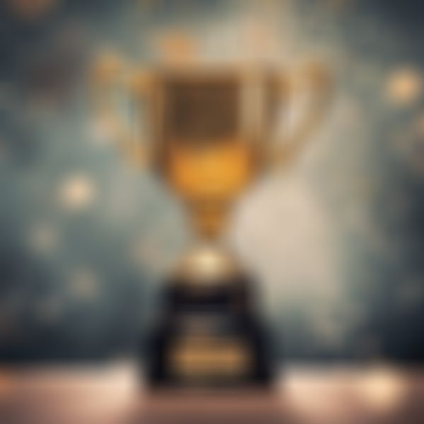 Ein Pokal als Symbol für unsere Awards