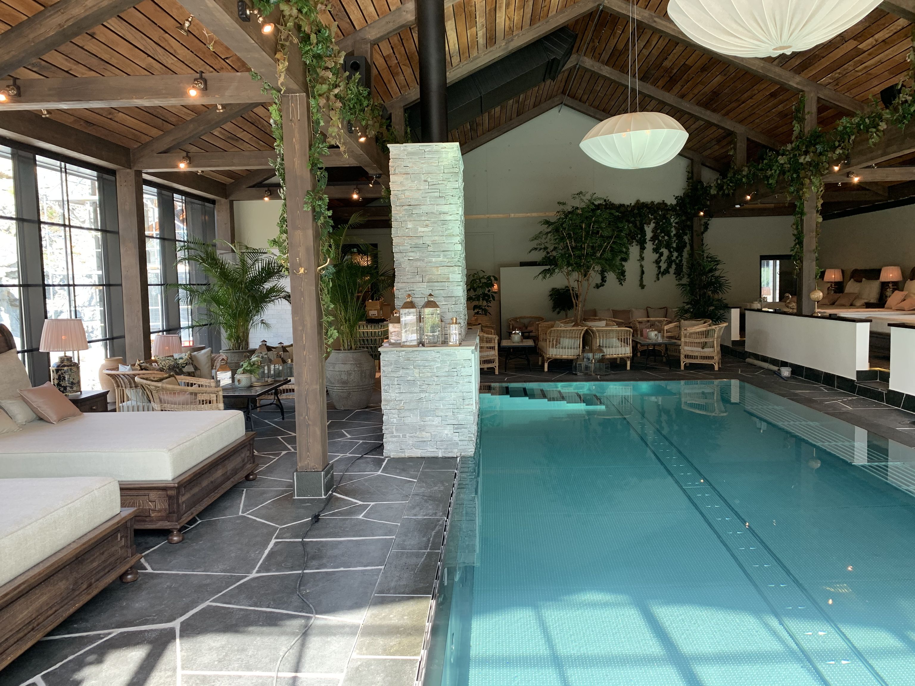 Bilde av spa anlegget på Fyrí