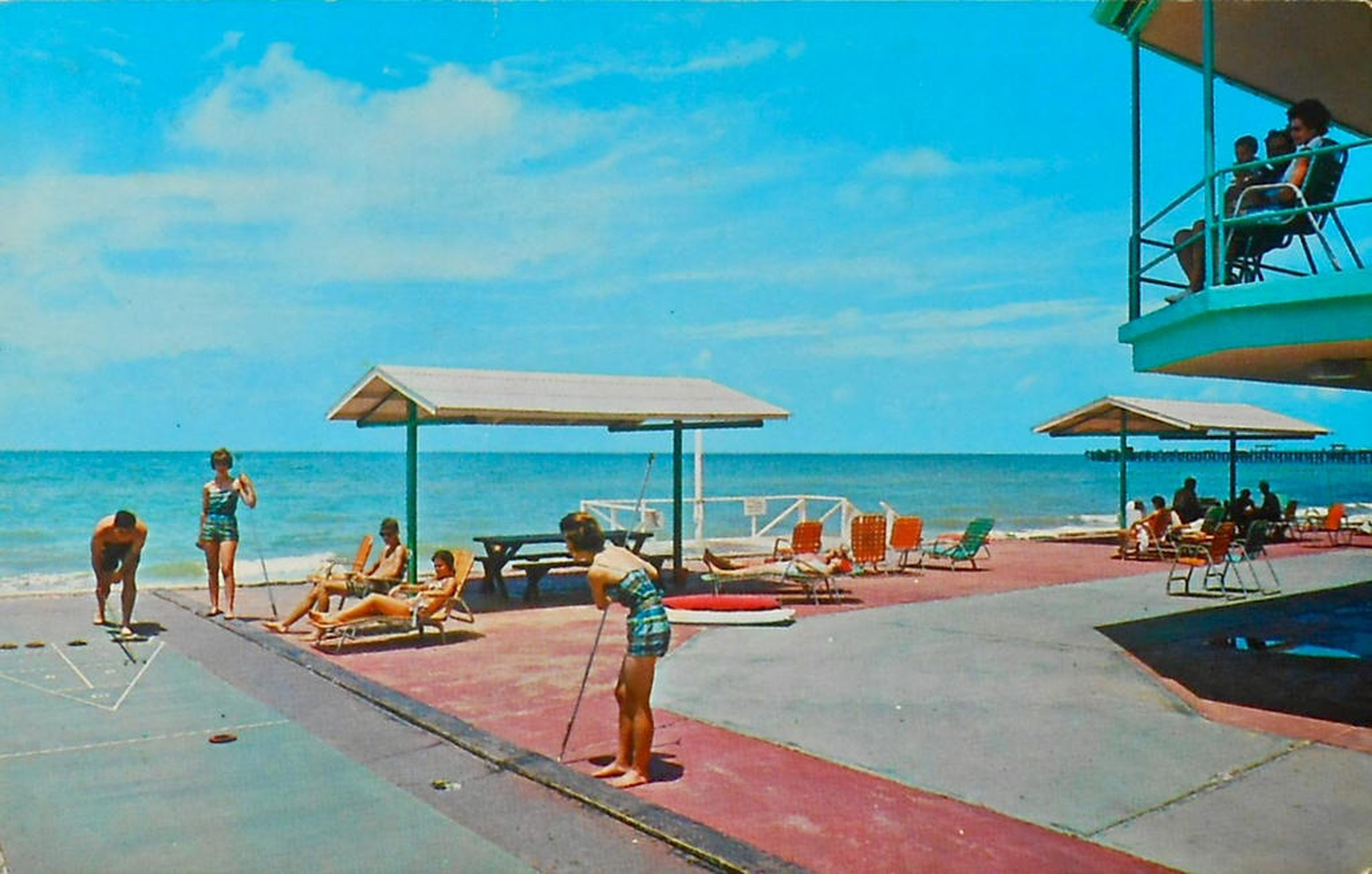 Vintage Florida Shuffleboard