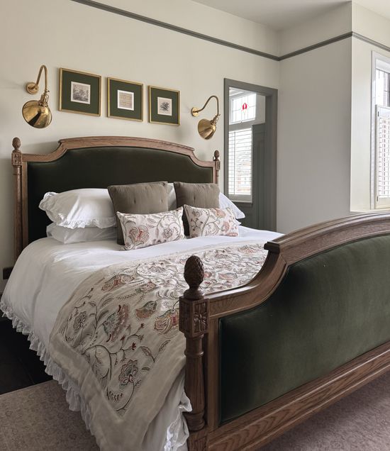 Love Story Olive Green Bed