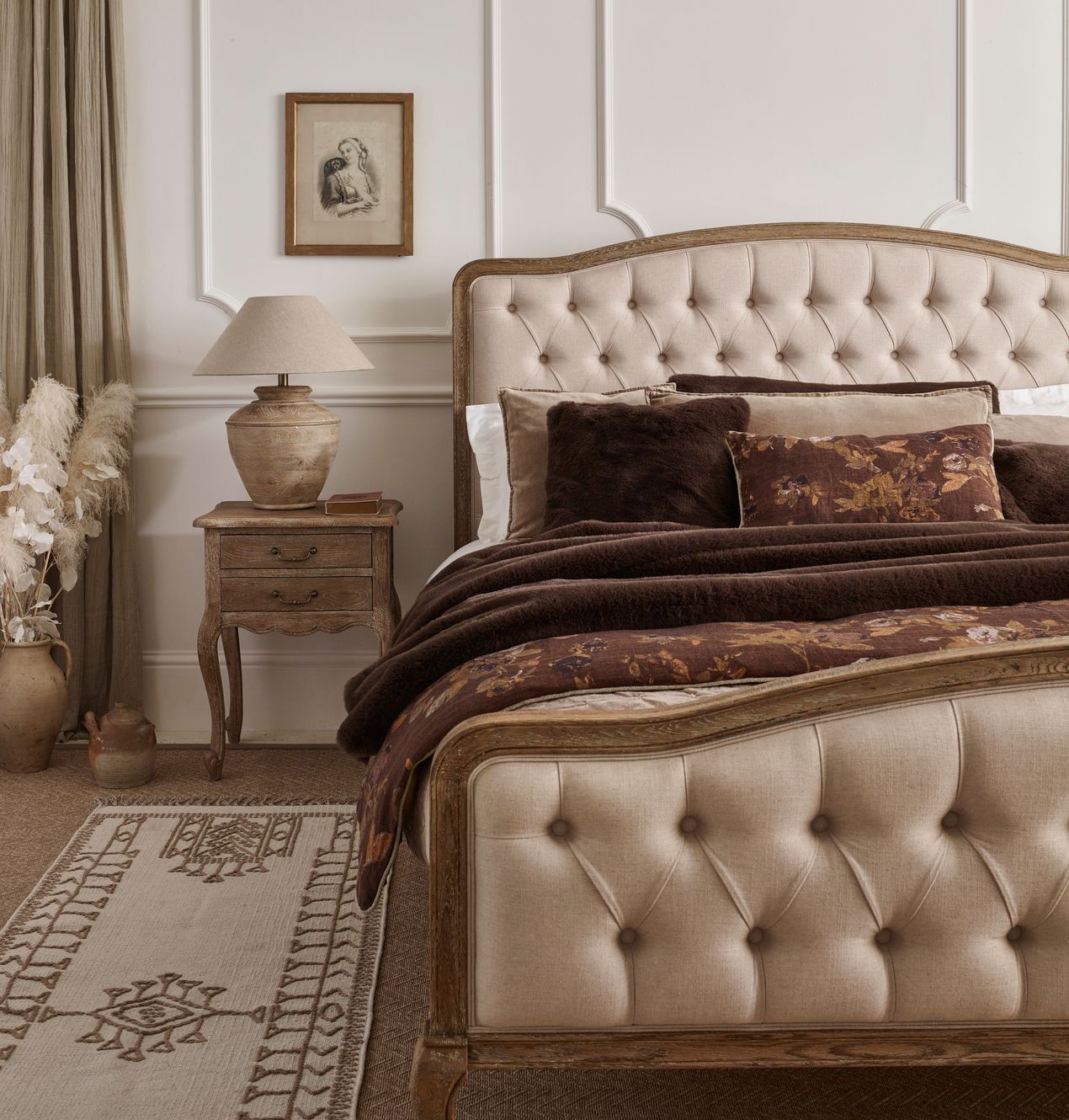 French Romance Bed Oat