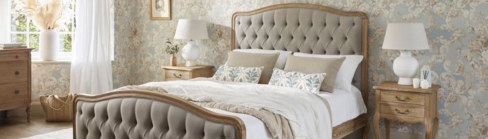 French Romance Upholstered Bed