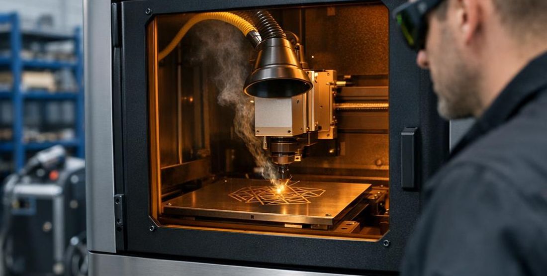 Wat is een fiberlaser – industriële markering van RVS in enclosure
