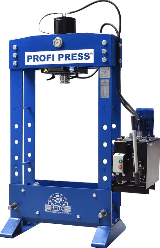 RHTC Werkplaatspers Profi Press Hydro/Elek 60 Ton