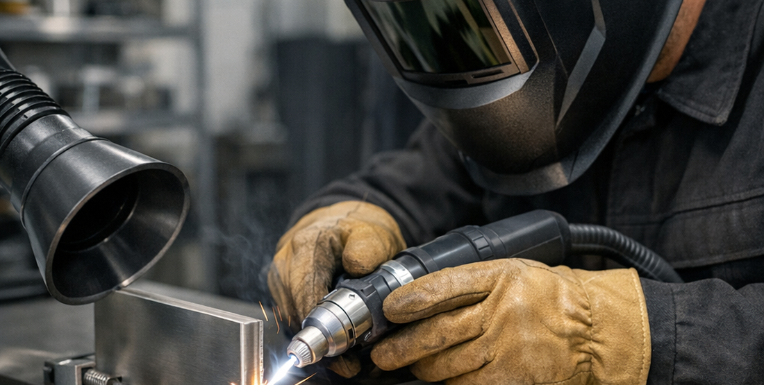 Handmatig laserlassen: snel, precies en met minimale vervorming