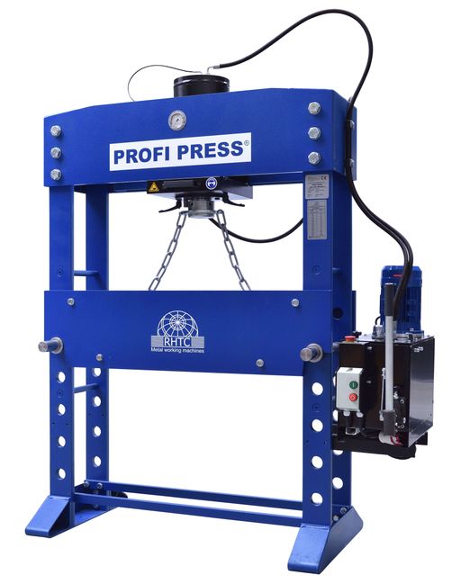 RHTC Werkplaatspers Profi Press Hydro/Elek 100 Ton M/H-M/C-2