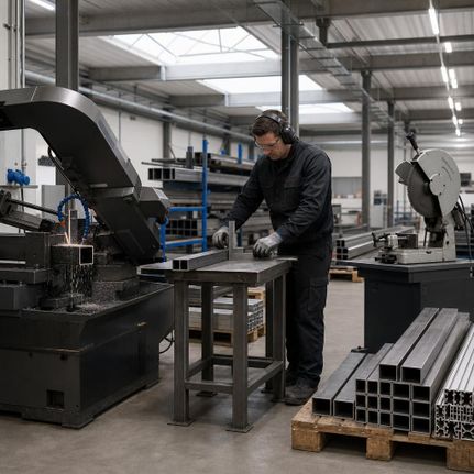 Lintzaag of cirkelzaag metaal – vergelijking in industriële werkplaats