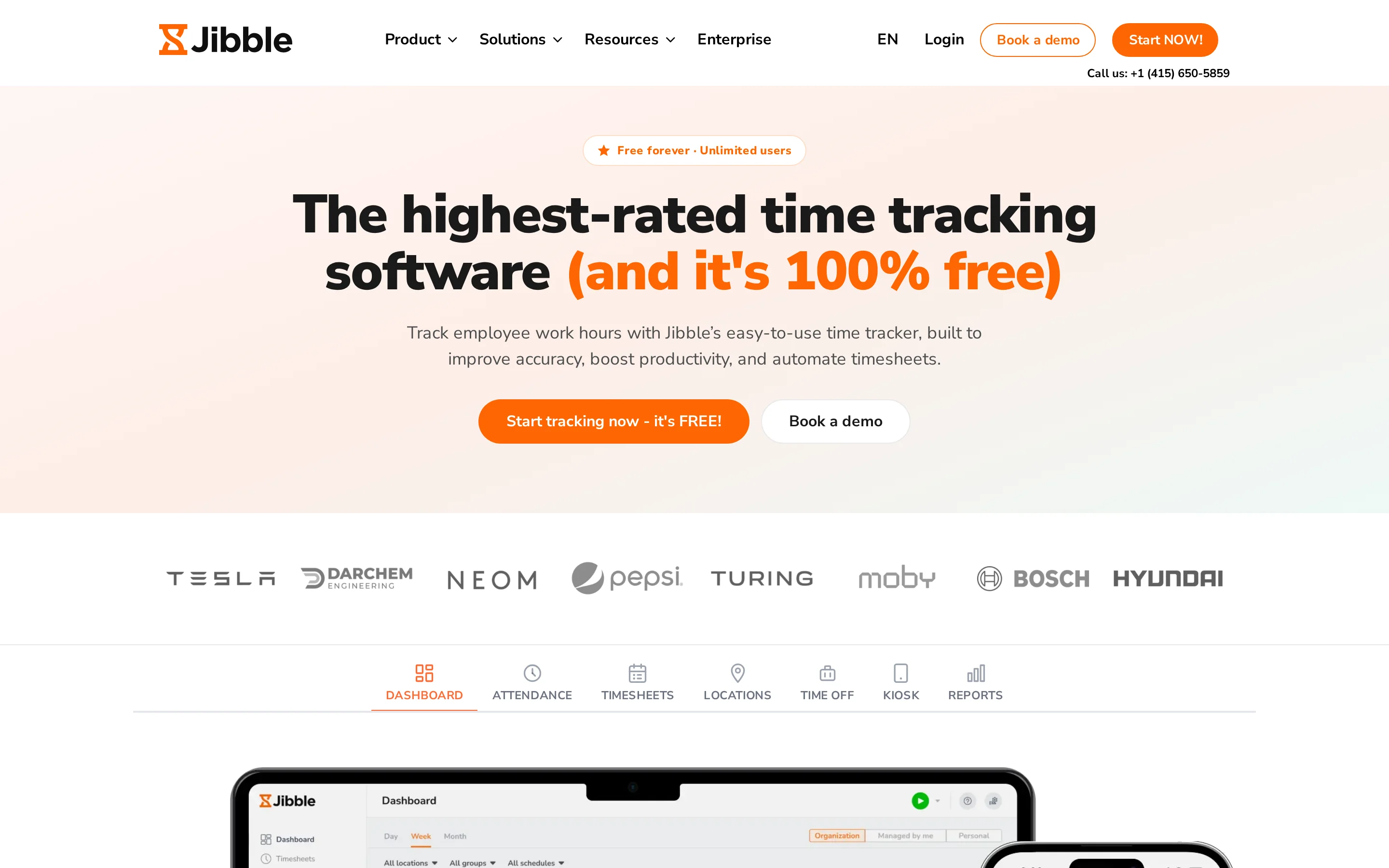 Jibble time and attendance platform for verified punches and payroll-ready timesheets