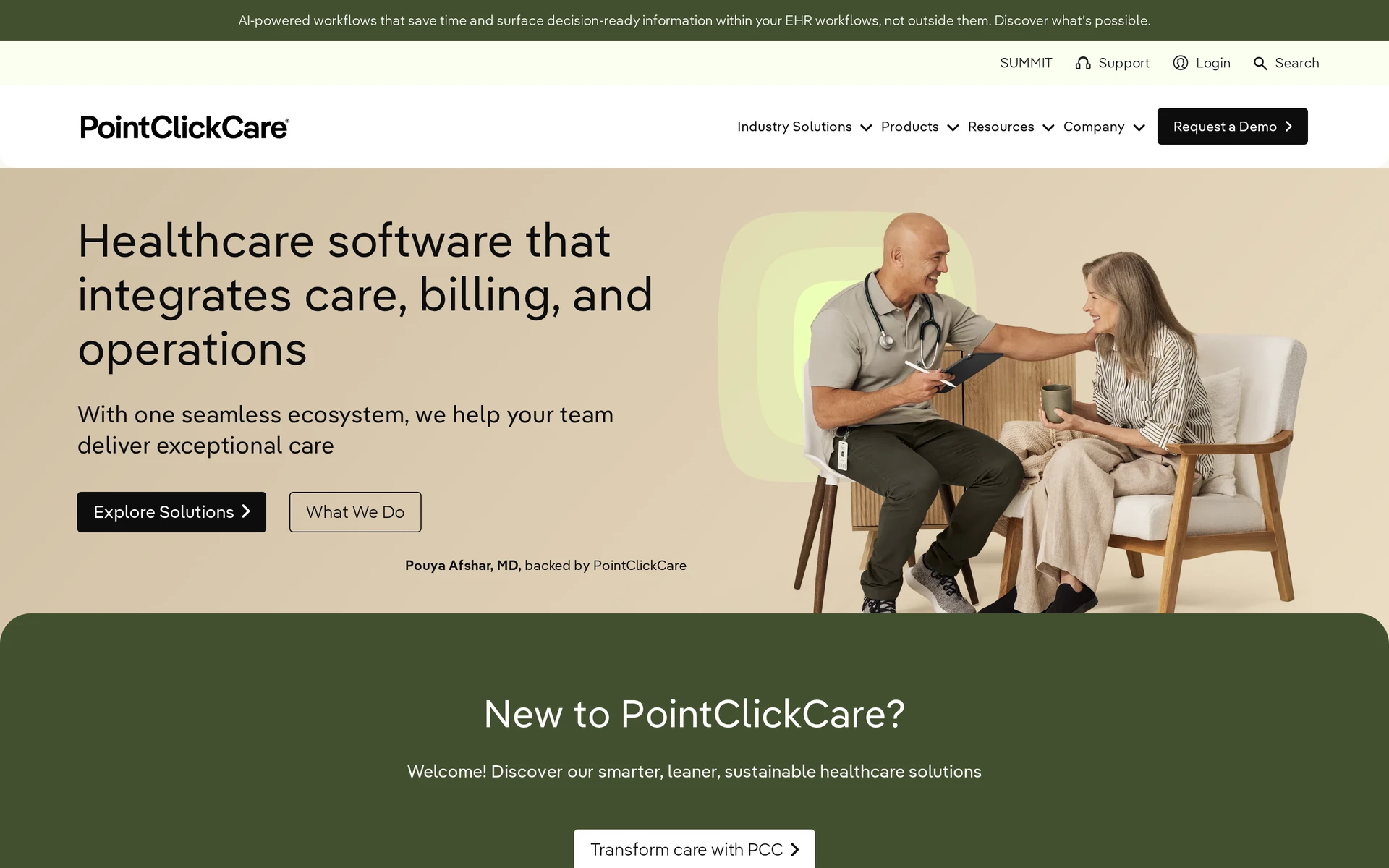 PointClickCare integrates care records, billing, and operations for North American providers